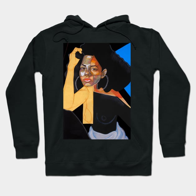 Black Picasso Hoodie by DomoINK